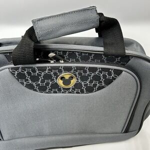 Disney Store Mickey Mouse Travel Duffel Bag Luggage Carry On Weekender Gray New‎